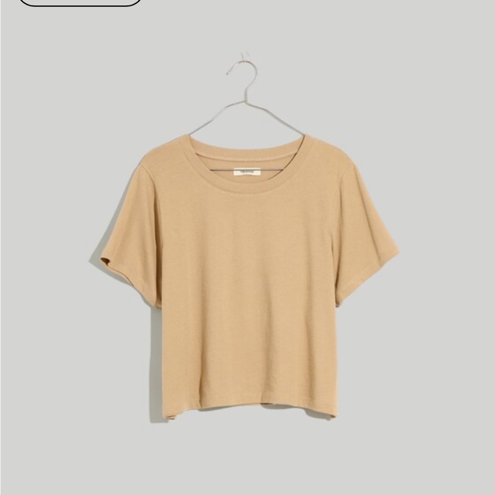 Madewell Tan Crop Top